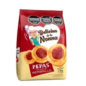 GALLETAS DELICIAS DE LA NONNA PEPAS MEMBRILLO 350GR
