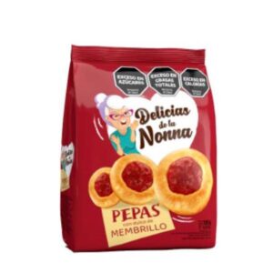 GALLETAS DELICIAS DE LA NONNA PEPAS MEMBRILLO 180GR