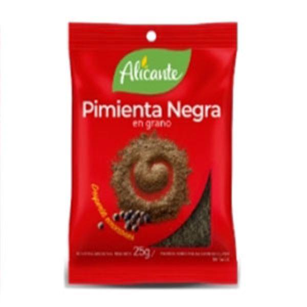 CONDIMENTO PIMIENTA NEGRA GRANO ALICANTE 25GR
