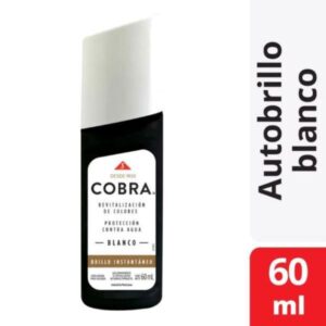 CERA PARA CALZADO COBRA AUTOBRILLO BLANCO 60ML
