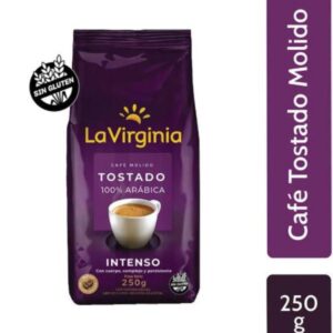 CAFE TOSTADO LA VIRGINIA INTENSO MOLIDO 250GR