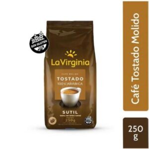 CAFE TOSTADO LA VIRGINIA SUTIL MOLIDO 250GR