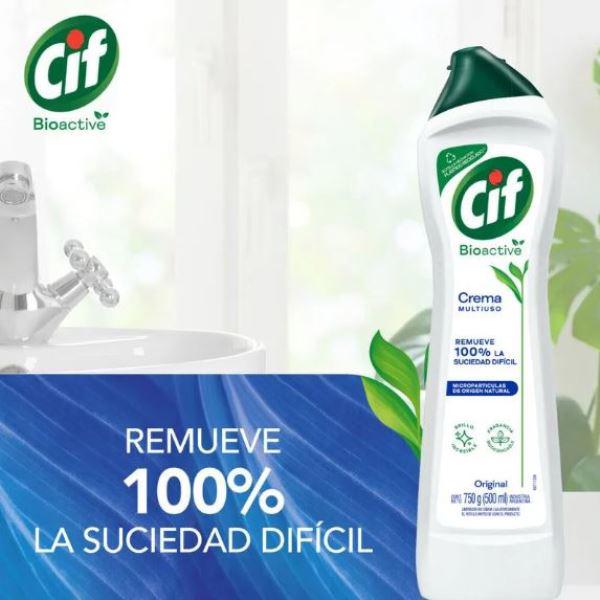 LIMPIADOR CIF CREMA ORIGINAL BIOACTIVE 750GR
