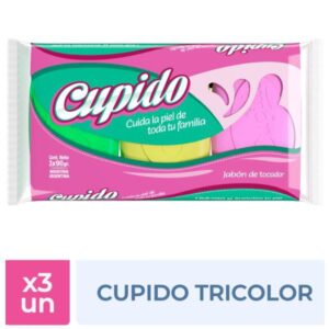 JABON CUPIDO TRICOLOR PACK 3 X 90GR