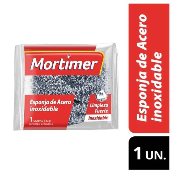 ESPONJA DE ACERO INOXIDABLE MORTIMER