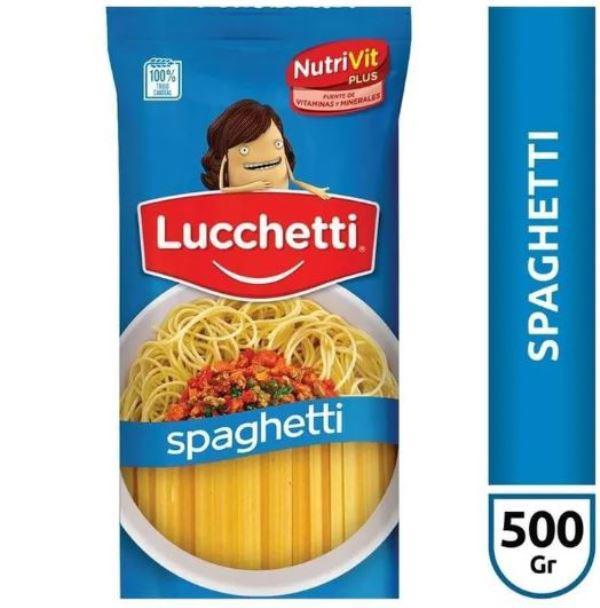 FIDEOS LUCCHETTI SPAGHETTI 500GR