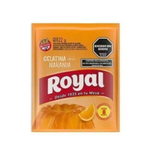 GELATINA ROYAL SABOR DURAZNO 25GR