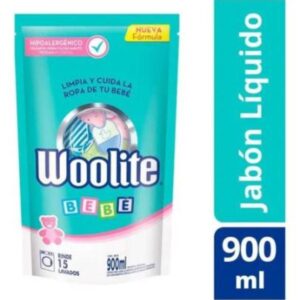 JABON LIQUIDO WOOLITE BEBE DOY PACK 900 ML