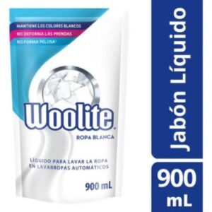 JABON LIQUIDO WOOLITE ROPA BLANCA DOY PACK 900ML
