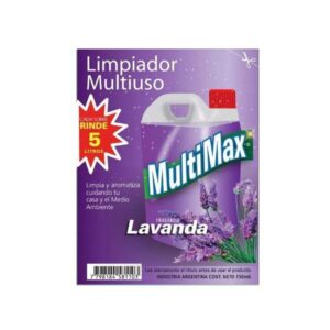 LIMPIADOR MULTIMAX MULTIUSO LAVANDA RINDE 5LT