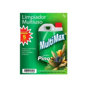 LIMPIADOR MULTIMAX MULTIUSO PINO RINDE 5LT