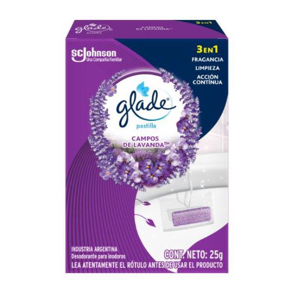 PASTILLAS PARA INODORO GLADE LAVANDA 25GR