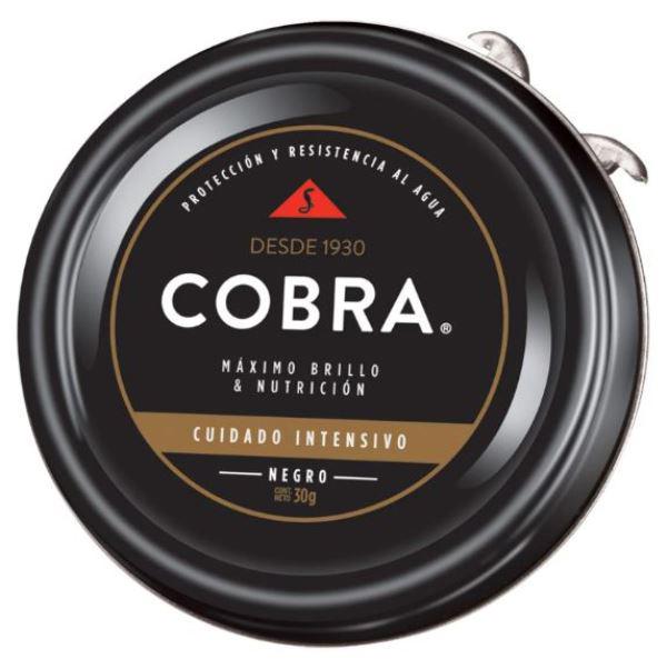 POMADA COBRA PARA CALZADO NEGRO 30GR