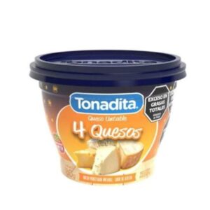 QUESO UNTABLE TONADITA 4 QUESOS 180GR