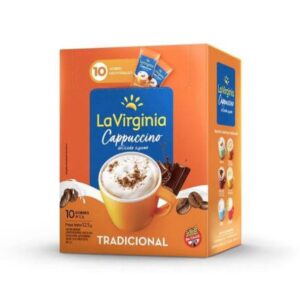 CAFE CAPPUCCINO LA VIRGINIA TRADICIONAL 10 SOBRES