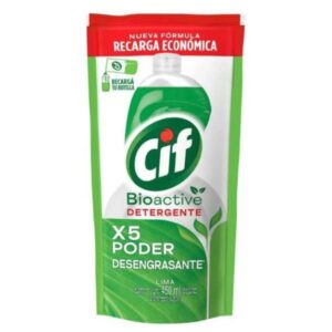 DETERGENTE CIF BIO ACTIVE LIMA DOY PACK 450ML