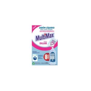 JABON LIQUIDO MULTIMAX PARA DILUIR CON SUAVIZANTE RINDE 800ML