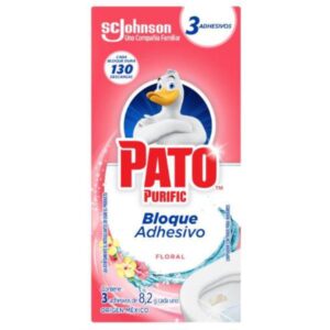 ADHESIVO LIMPIA INODOROS PATO FLORAL 3UN