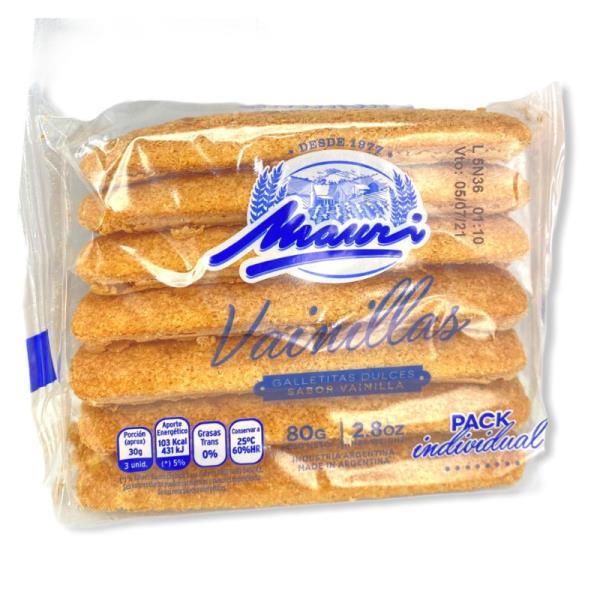 GALLETAS VAINILLA MAURI 80GR