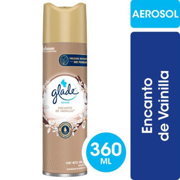 DESODORANTE DE AMBIENTES GLADE VAINILLA 360CC