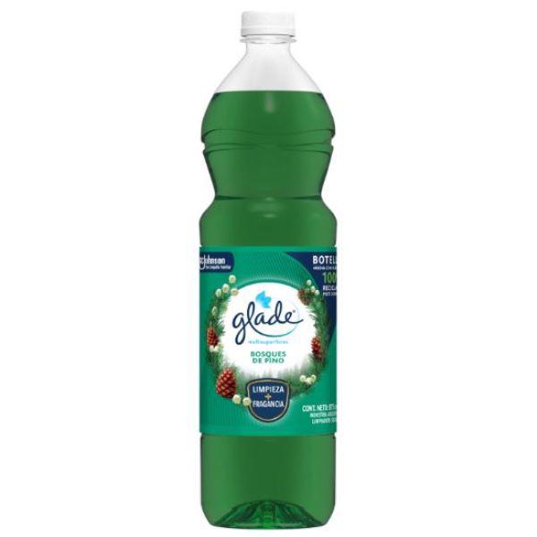 LIMPIADOR PISOS GLADE BOSQUES DE PINOS 875ML