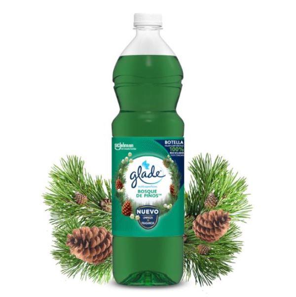LIMPIADOR PISOS GLADE BOSQUES DE PINOS 875ML