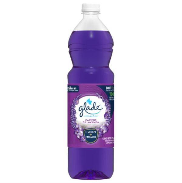 LIMPIADOR PISOS GLADE CAMPOS DE LAVANDA 875ML
