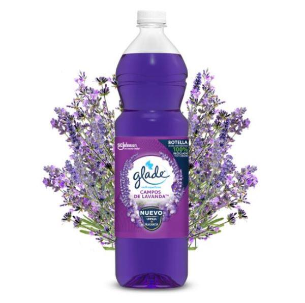 LIMPIADOR PISOS GLADE CAMPOS DE LAVANDA 875ML