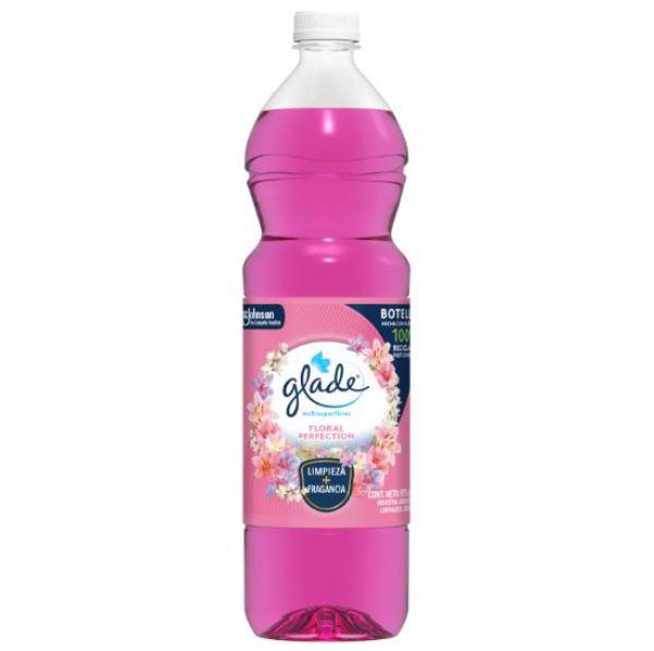 LIMPIADOR PISOS GLADE FLORAL PERFECTION 875CC