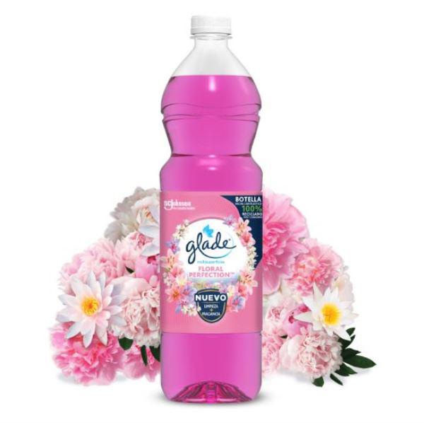 LIMPIADOR PISOS GLADE FLORAL PERFECTION 875CC