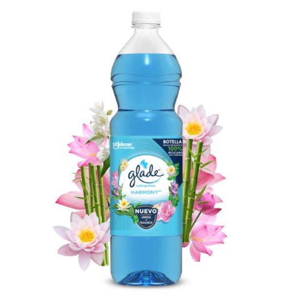 LIMPIADOR PISOS GLADE HARMONY 875CC