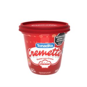 QUESO CREMA TONADITA CREMETTE CLASICO 290GR