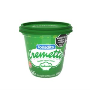 QUESO CREMA TONADITA CREMETTE REDUCIDO 290GR