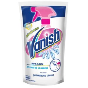 QUITAMANCHAS VANISH ROPA BLANCO PRE LAVADO REPUESTO 400ML