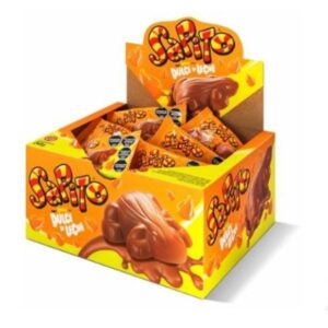 CHOCOLATE SAPITO RELLENO DULCE DE LECHE Y CEREAL CROCANTE 24UN