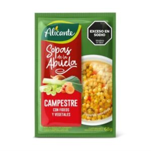 SOPA ALICANTE CAMPESTRE FIDEOS Y VEGETALES 68GR