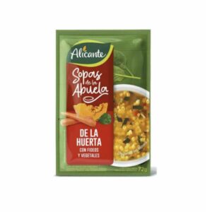 SOPA ALICANTE DE LA HUERTA CON FIDEOS Y VEGETALES 72GR