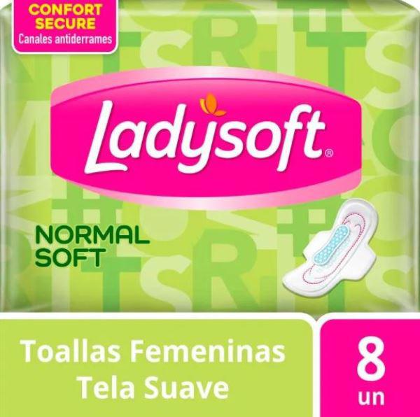 TOALLAS FEMENINAS LADYSOFT 8UN