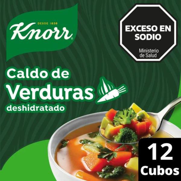 CALDO KNORR DE VERDURAS 12 CUBITOS