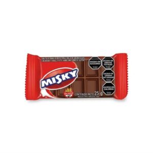 CHOCOLATE NEGRO MISKI 25GR