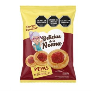 GALLETAS DELICIAS DE LA NONNA PEPAS MEMBRILLO 500GR