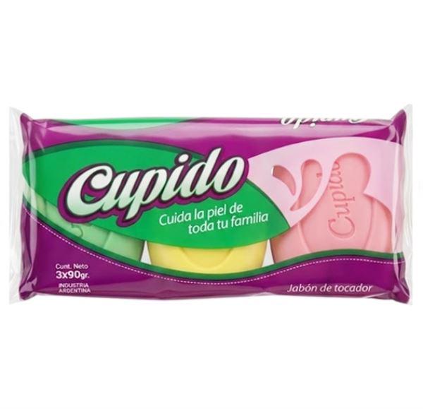 JABON CUPIDO TRICOLOR PACK 3 X 90GR