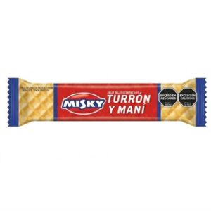 OBLEA MISKI RELLENA DE TURRON Y MANÍ 25GR
