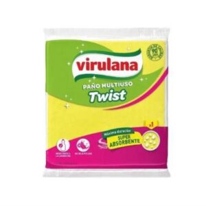 PAÑO AMARILLO MULTIUSO TWIST VIRULANA 1UN