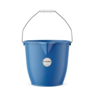 BALDE PLASTICO COLORES MANIJA METAL 13LT