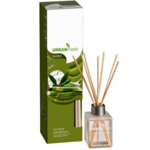 DIFUSOR AROMATICO CON VARILLAS URBAN FRESH BAMBU 125ML