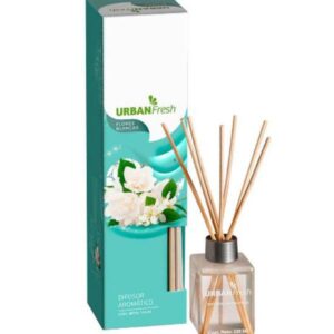 DIFUSOR AROMATICO CON VARILLAS URBAN FRESH FLORES BLANCAS 125ML