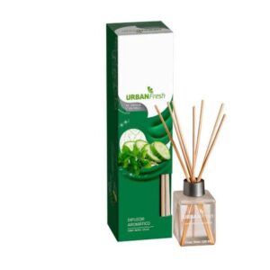 DIFUSOR AROMATICO CON VARILLAS URBAN FRESH TE VERDE Y PEPINO 125ML