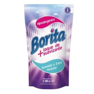 JABON LIQUIDO BORITA TOQUE DE SUAVIZANTE 800ML