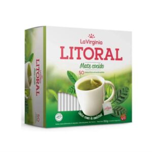 MATE COCIDO LITORAL 50 SAQUITOS ENSOBRADOS